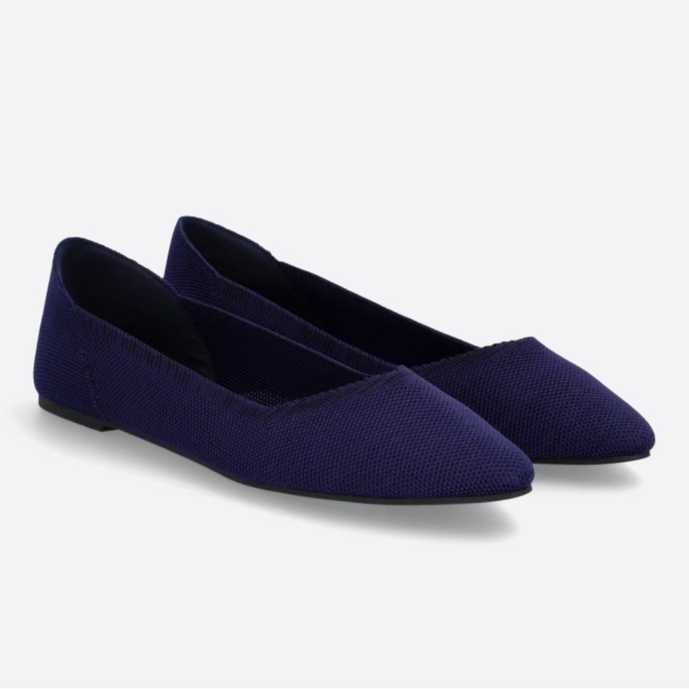 Mia “Izzy” flannel flyknit flat women’s 11 Navy